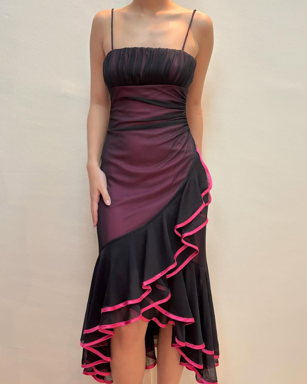 Vintage Mermaid Ruffle Prom Dress for Evening Party - Elegant Formal Gown J5584 | Perfect for Homecoming, Quinceañera & Special Occasions