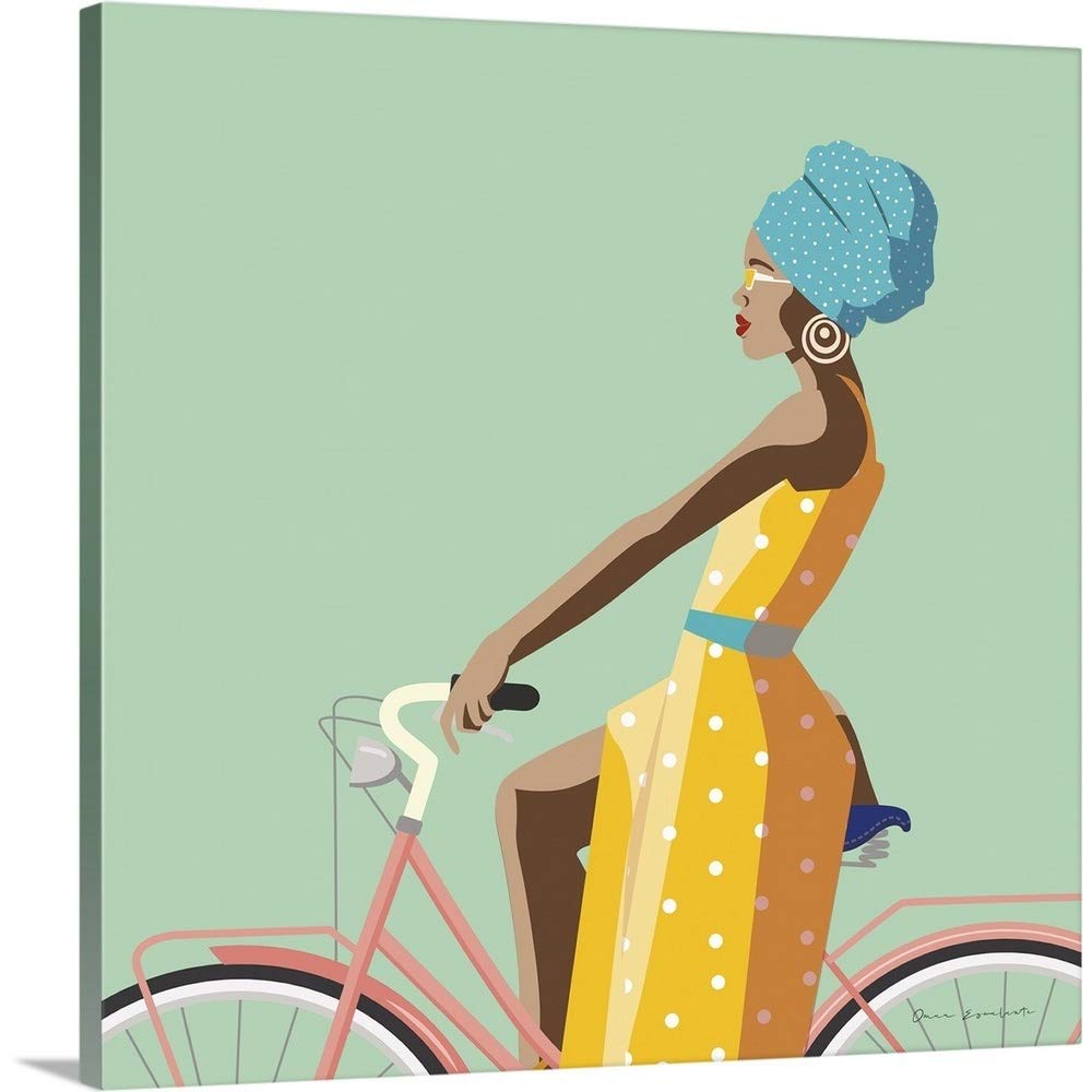 Summer Girl II v2 Canvas Wall Art Print - Modern Home Decor for Living Room, Bedroom & Office - Handmade Artwork for Wall Display
