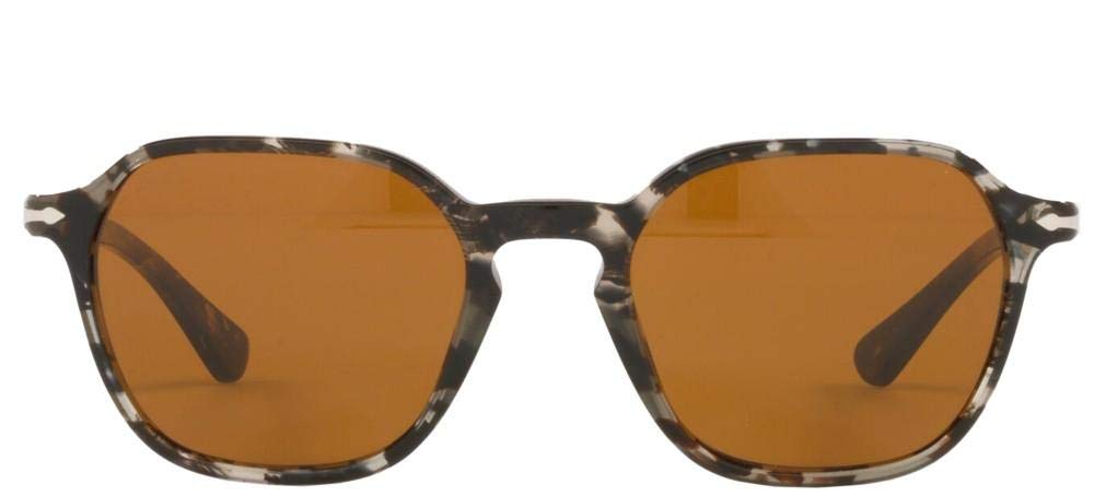 Persol PO3256S Square Sunglasses for Men & Women - Classic UV Protection Polarized Lenses - Perfect for Driving, Travel & Outdoor Activities