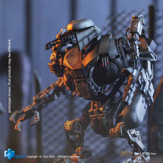 1/18 Scale HIYA 5-inch RoboCop 2 RoboCain Action Figure - Exquisite Mini Collectible Series for Display & Movie Scenes Recreation