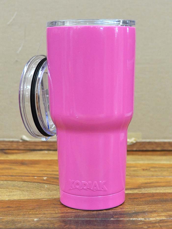 30oz Kodiak Stainless Steel Tumbler - Vacuum Insulated Pink Travel Mug for Hot & Cold Drinks, Perfect for Camping, Office & Gym Use
