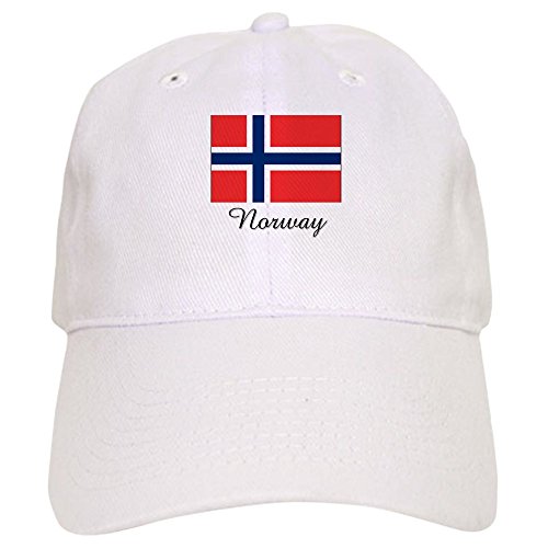 White - Norway Flag Cap