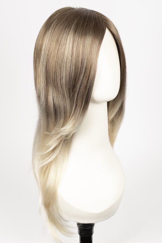 Amanda Synthetic Wig with Mono Top for Women - Natural Looking Heat Resistant Hairpiece for Daily Wear, Cosplay & Special Occasions