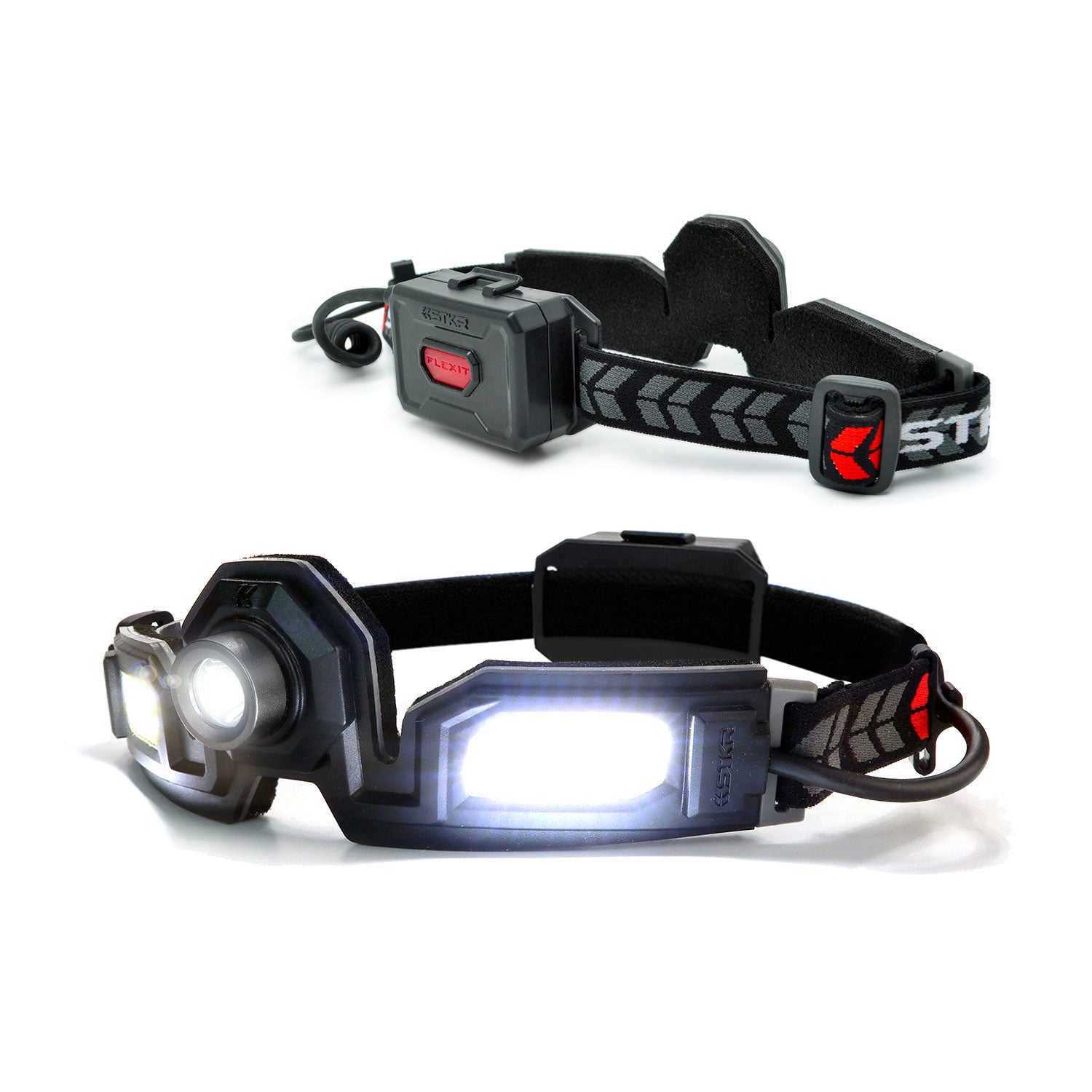 Flexit Headlamp 3.0 - 300 Lumens LED Headlight with 240° Halo Lighting for Camping, Hiking, Running & Outdoor Activities