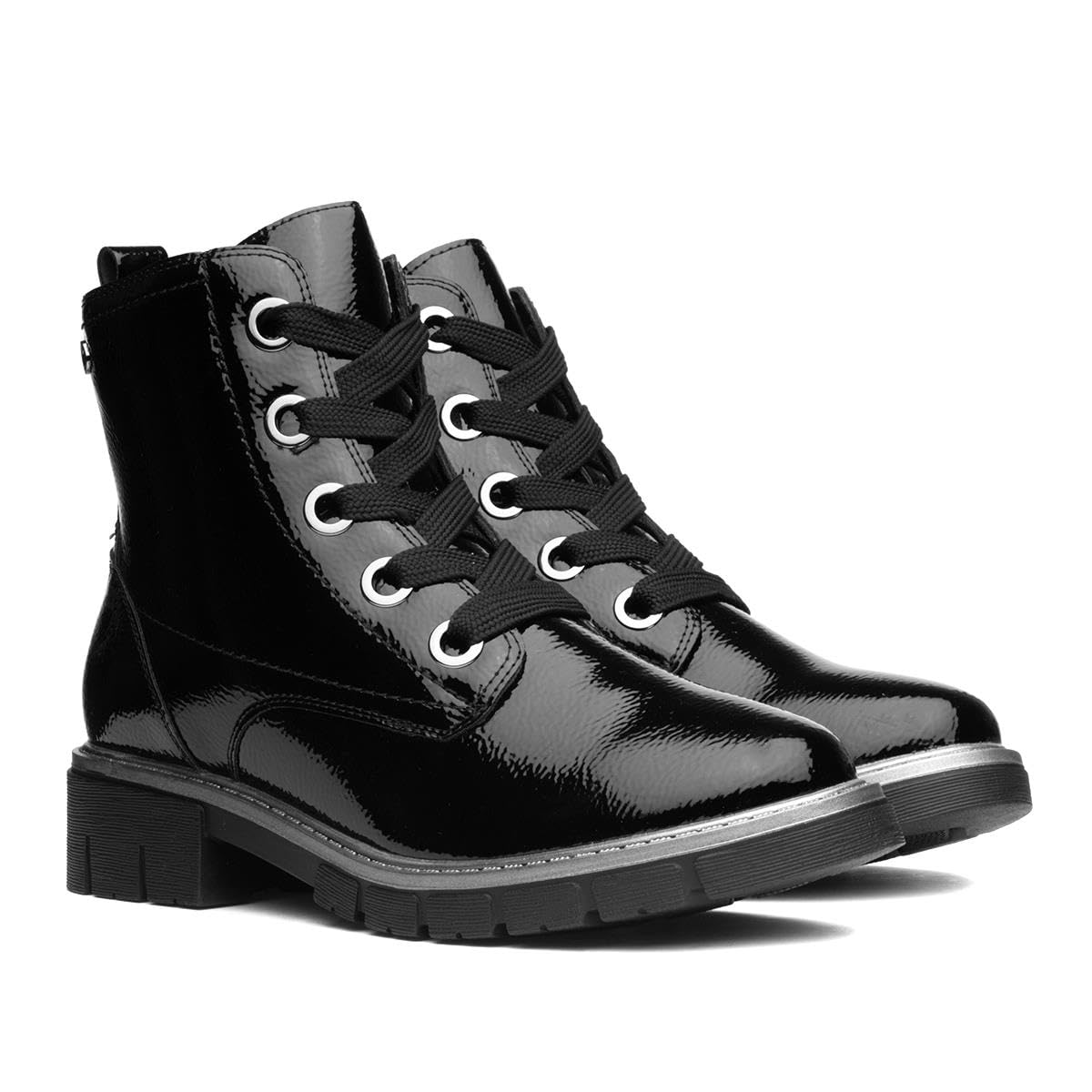 Lotus JoJo Women's Black Ankle Boots - Size 5 UK (US Size 7) - Stylish Chunky Heel Chelsea Boots for Women - Perfect for Casual Outfits, Office Wear & Fall Fashion