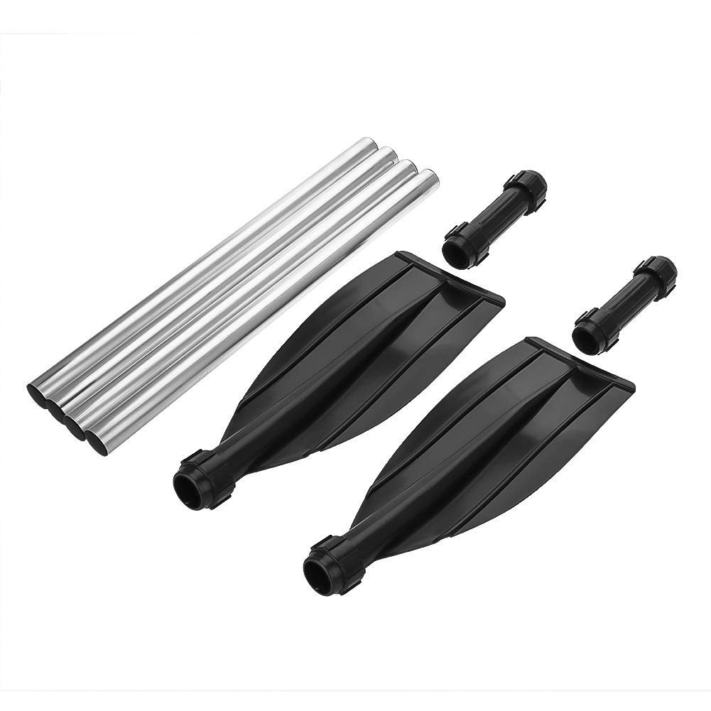 Premium Lightweight Aluminum Alloy Kayak Paddles - 2-Piece Detachable Design with Ribbed Blades for Enhanced Performance | Perfect for Recreational Kayaking, Fishing, and Water Sports Adventures