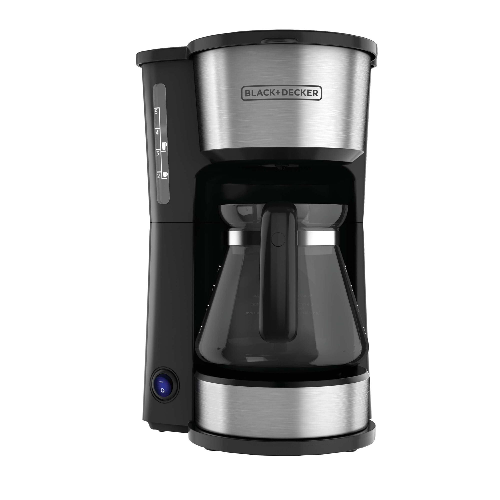 4-in-1 5-Cup Coffee Maker with Hot Water Dispenser - Perfect for Home, Office & Small Spaces | Fast Brewing & Compact Design