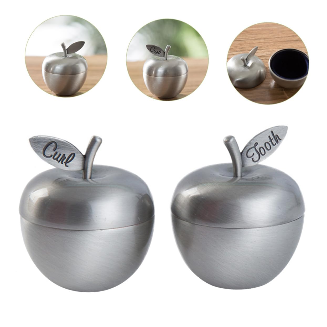 Toyvian 3 Pairs Baby Boy Teeth Fairy Holder Tooth Case - Silver Velvet Pouch for Lost Teeth Storage | Perfect for Tooth Fairy Gifts & Kids' First Tooth Keepsake