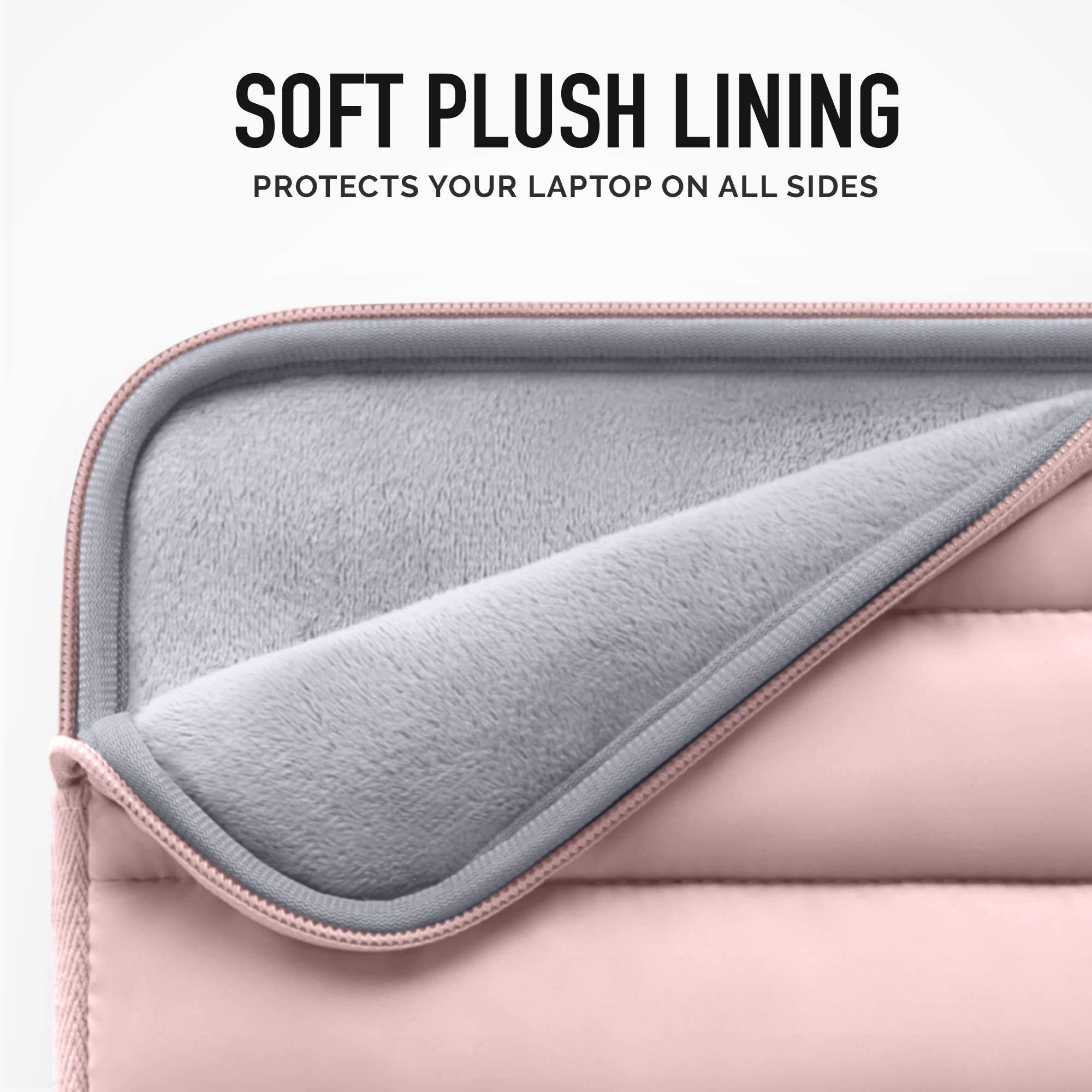 VANDEL The Original Puffy Laptop Sleeve Case - 13-14 Inch Protective Laptop Bag for MacBook Air/Pro 13/14, iPad Pro 12.9, HP, Dell, ASUS | Water-Resistant & Shockproof Computer Cover for Work, School & Travel