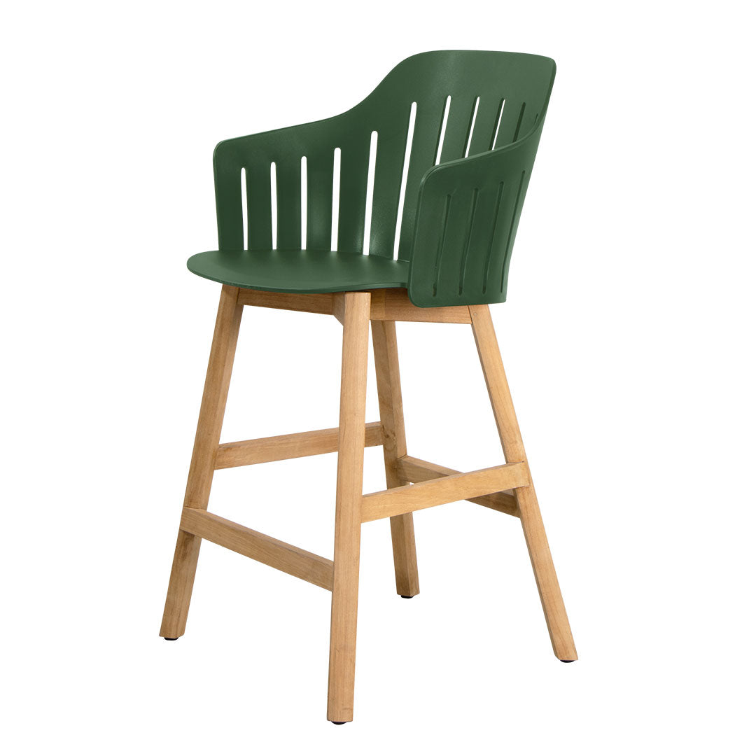 Premium Wood Base Counter Chair - Stylish & Comfortable Bar Stool for Kitchen Island, Breakfast Nook & Home Bar