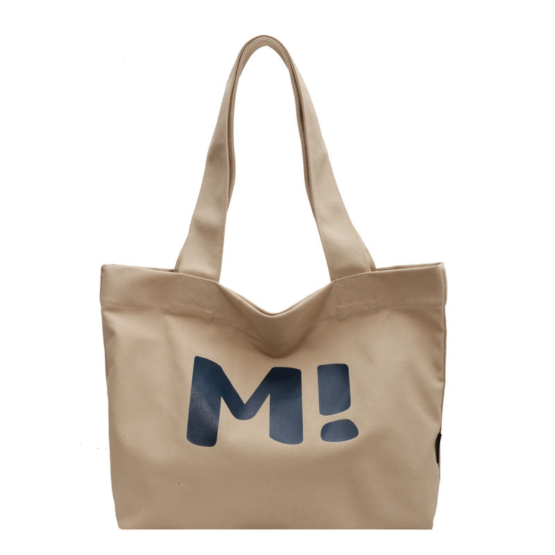 Eco-Friendly Canvas Tote Bags for Women - Large Capacity Printed Shoulder Shopping Bags - Perfect for Grocery Shopping, Beach Trips and Daily Use