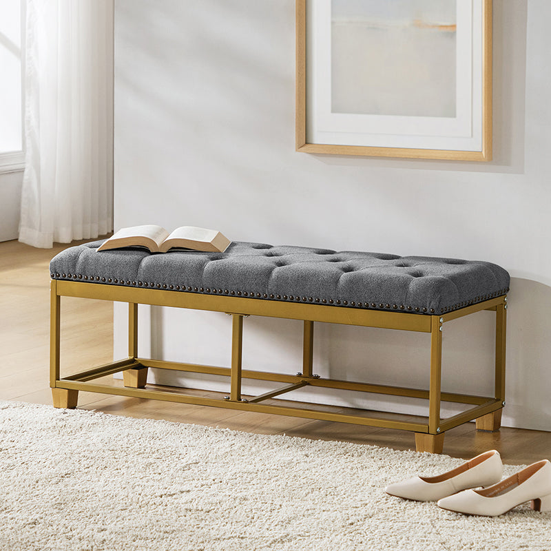 Versatile Minimalist Storage Bench with Removable Fabric Cover - Modern Entryway, Bedroom & Living Room Organizer - Perfect for Shoes, Blankets & Home Decor Storage