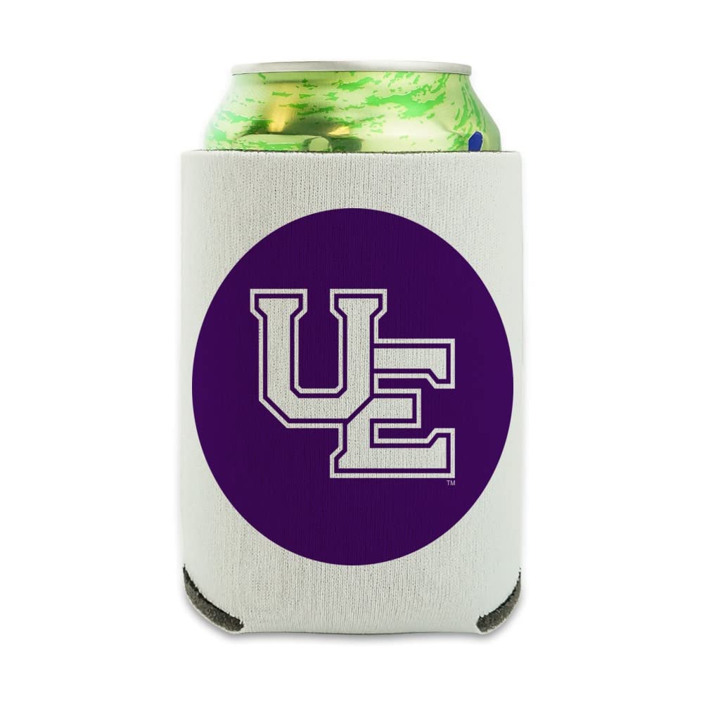 University of Evansville Primary Logo Can Cooler - Insulated Collapsible Drink Sleeve for Beer, Soda & Beverages - Perfect for Tailgates, BBQs & Game Day Parties