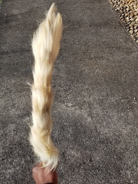 Authentic African Nigerian Horse Tail Hair Extensions - Iru Eshin DPTL500 for Natural Braiding & Protective Styles | Perfect for Weddings, Cosplay & Everyday Glam