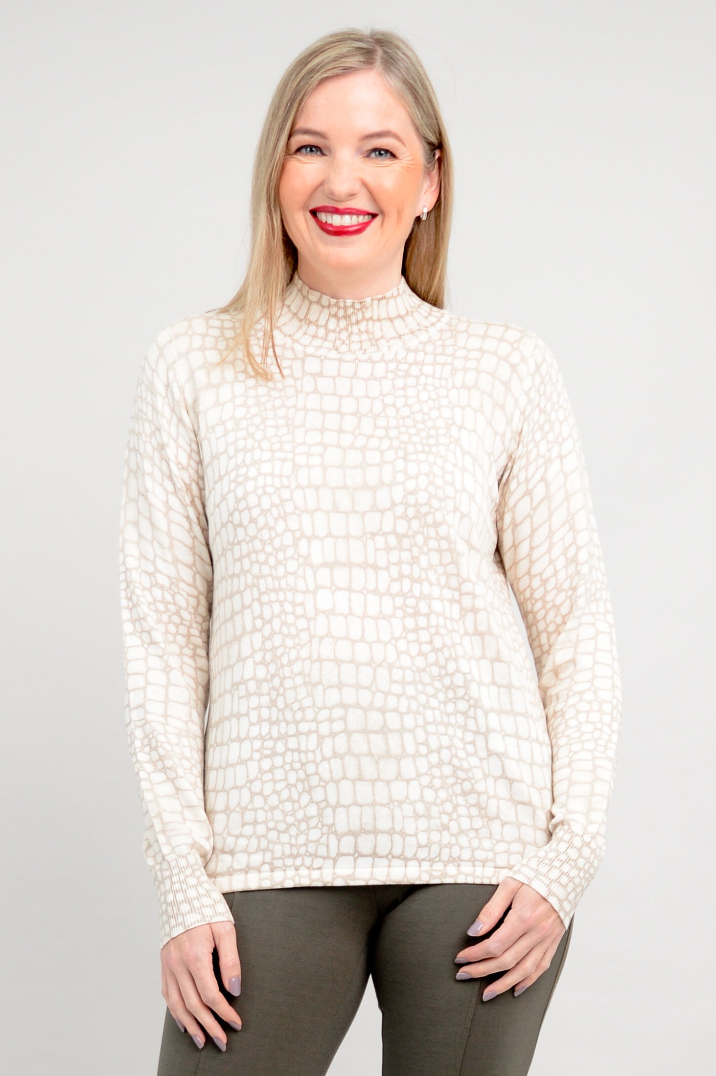 Cameron Sweater for Women | Croco Tana Bamboo Cotton Blend | Soft & Comfortable Pullover | Perfect for Fall & Winter Layering | Final Sale