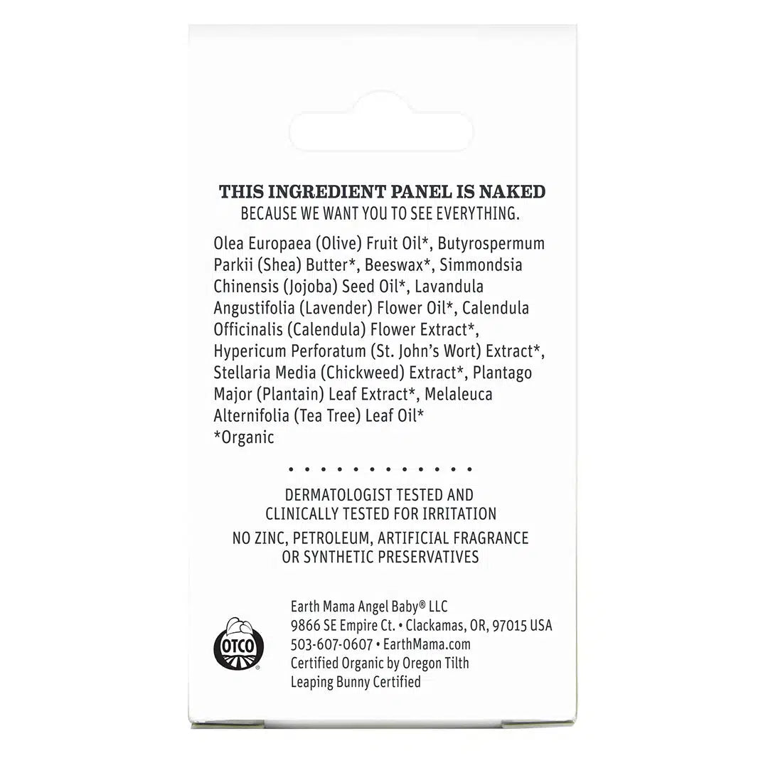 Earth Mama Organics - USDA Certified Organic Diaper Rash Cream for Babies | Safe, Natural & Soothing Relief for Sensitive Skin | Perfect for Diaper Changes & Overnight Protection