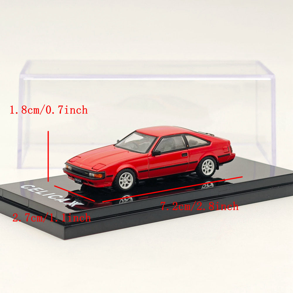 1:64 Scale Toyota Celica XX 2800GT (A60) 1983 Red Diecast Model Car - Limited Edition Collectible for Display & Hobby Enthusiasts
