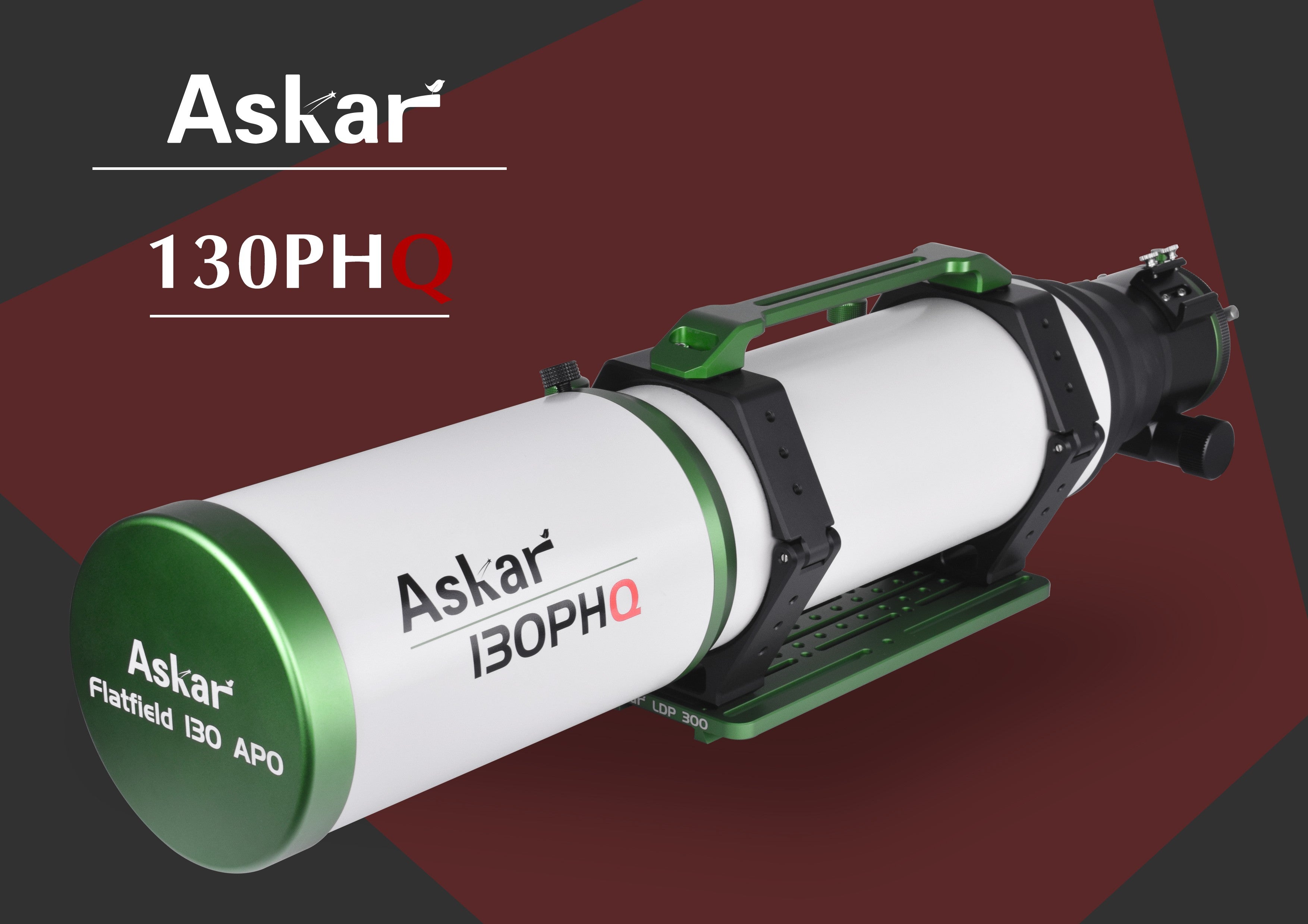 Askar 130PHQ 130mm f/7.7 Quadruplet Flat Field Astrograph Telescope - Perfect for Deep Sky Astrophotography & Wide Field Imaging