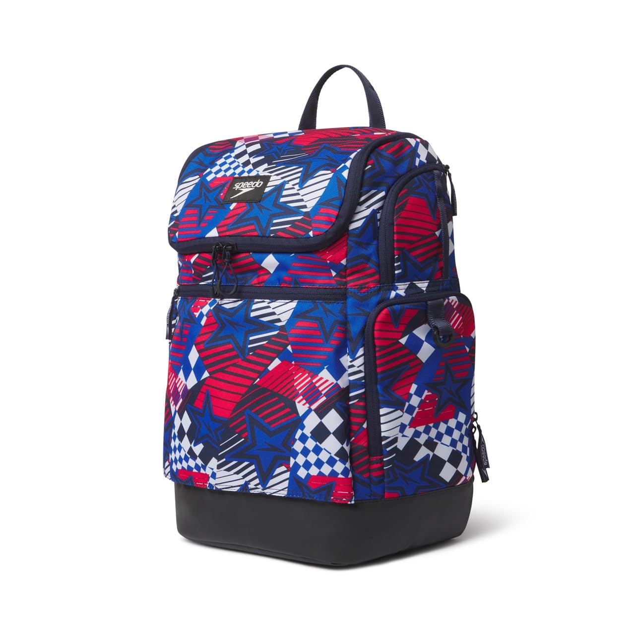 Speedo Printed Teamster 2.0 35L Waterproof Swim Backpack for Men & Women - Large Capacity Gym Bag for Swimming, Travel & Sports Gear Storage
