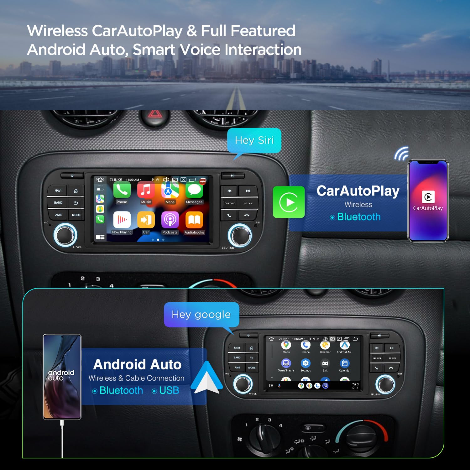 XTRONS Android 13 Car Stereo with 5