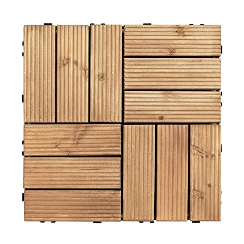 Natural Wood-12 Slat