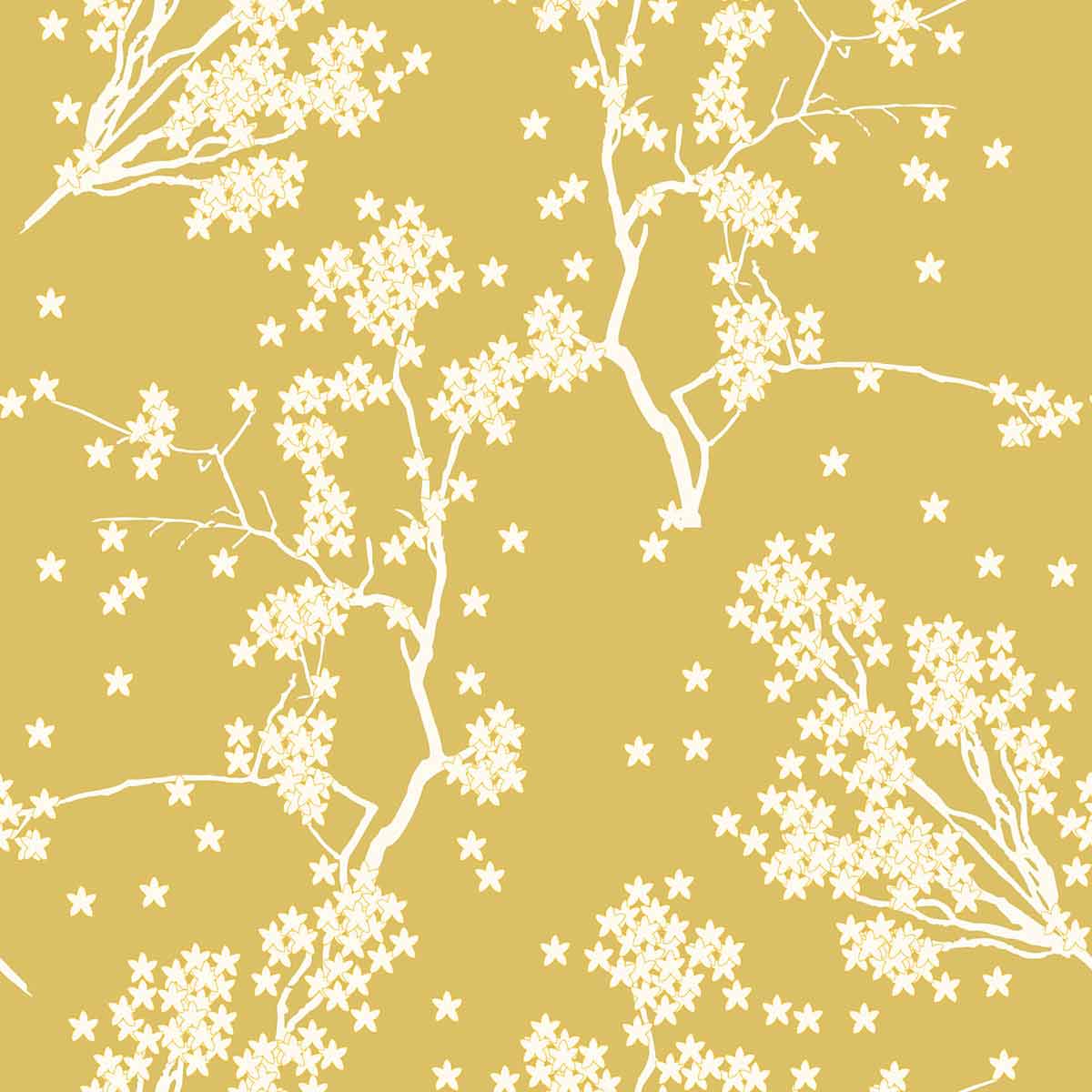 Yellow Flower Peel and Stick Removable Wallpaper - Self-Adhesive Decorative Vinyl for Bedroom, Living Room, Kitchen - Easy to Apply & Remove - 1001 Designs - Perfect for Home Decor & DIY Projects