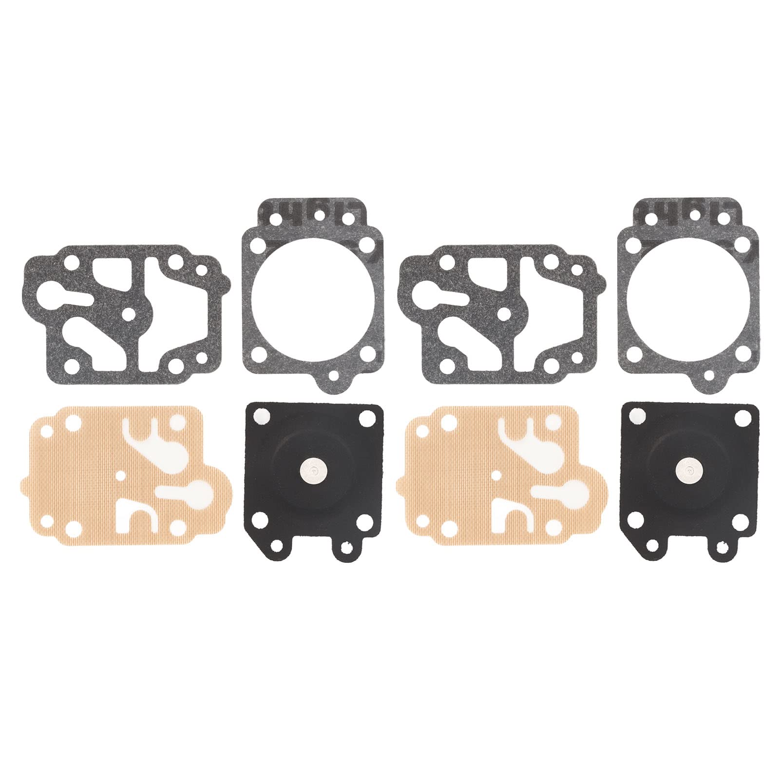 Pwshymi Carburetor Diaphragm Gasket Kit - High Performance Trimmer Diaphragm Gasket & Paper Pad - Durable Replacement for Lawn Trimmers & Garden Tools - Perfect for Landscaping, Yard Maintenance & Professional Gardening Use