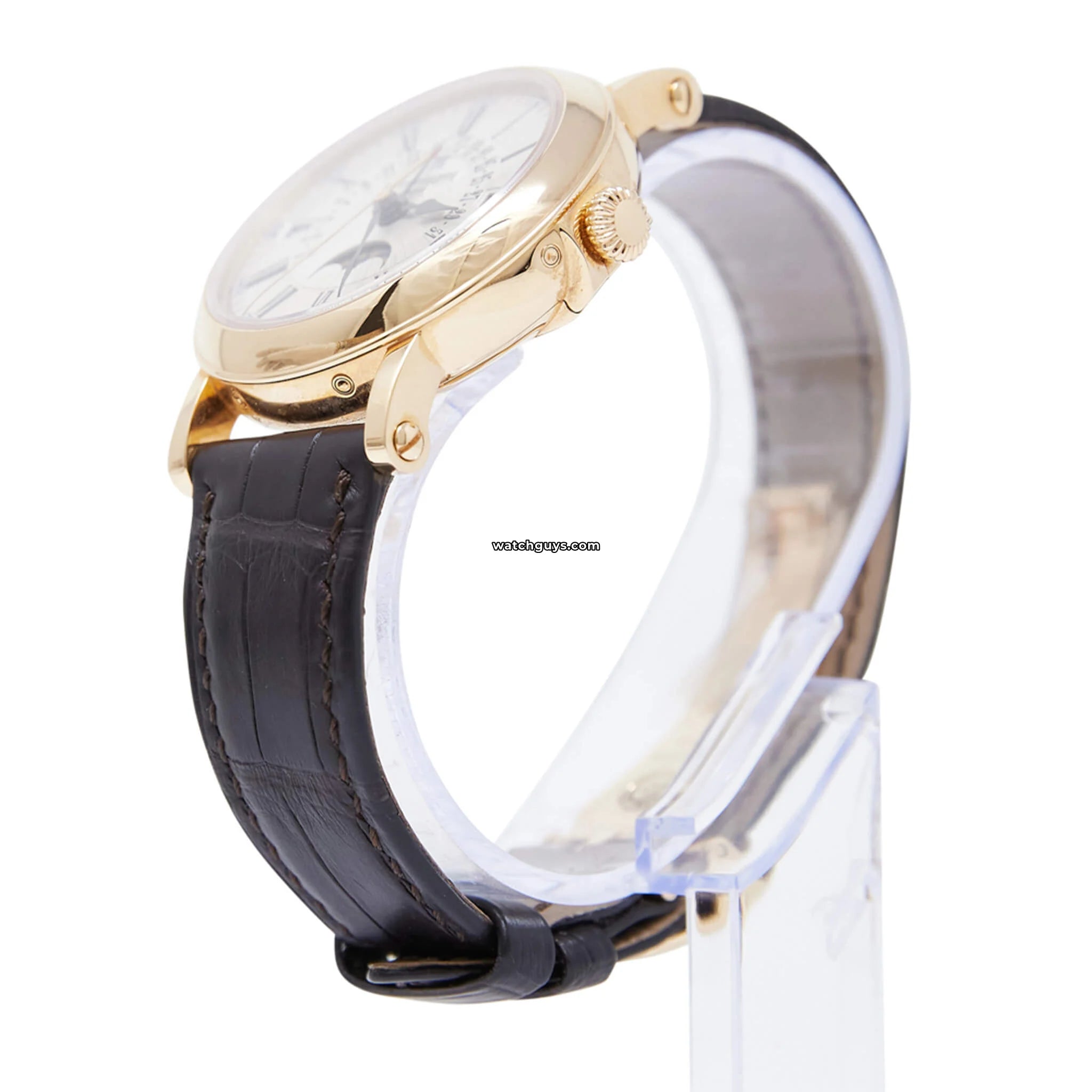 Patek Philippe 5159R 001 Men's Rose Gold Perpetual Calendar Luxury Watch - Perfect for Business Meetings & Formal Events