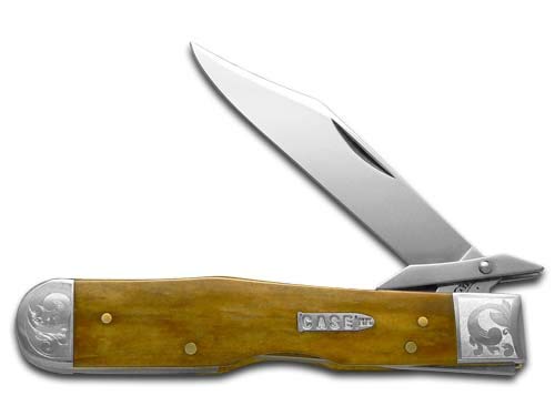 XX Smooth Antique Bone Cheetah Limited Edition 1/300 Stainless Steel Pocket Knife - EDC, Camping, Hunting & Outdoor Survival Gear