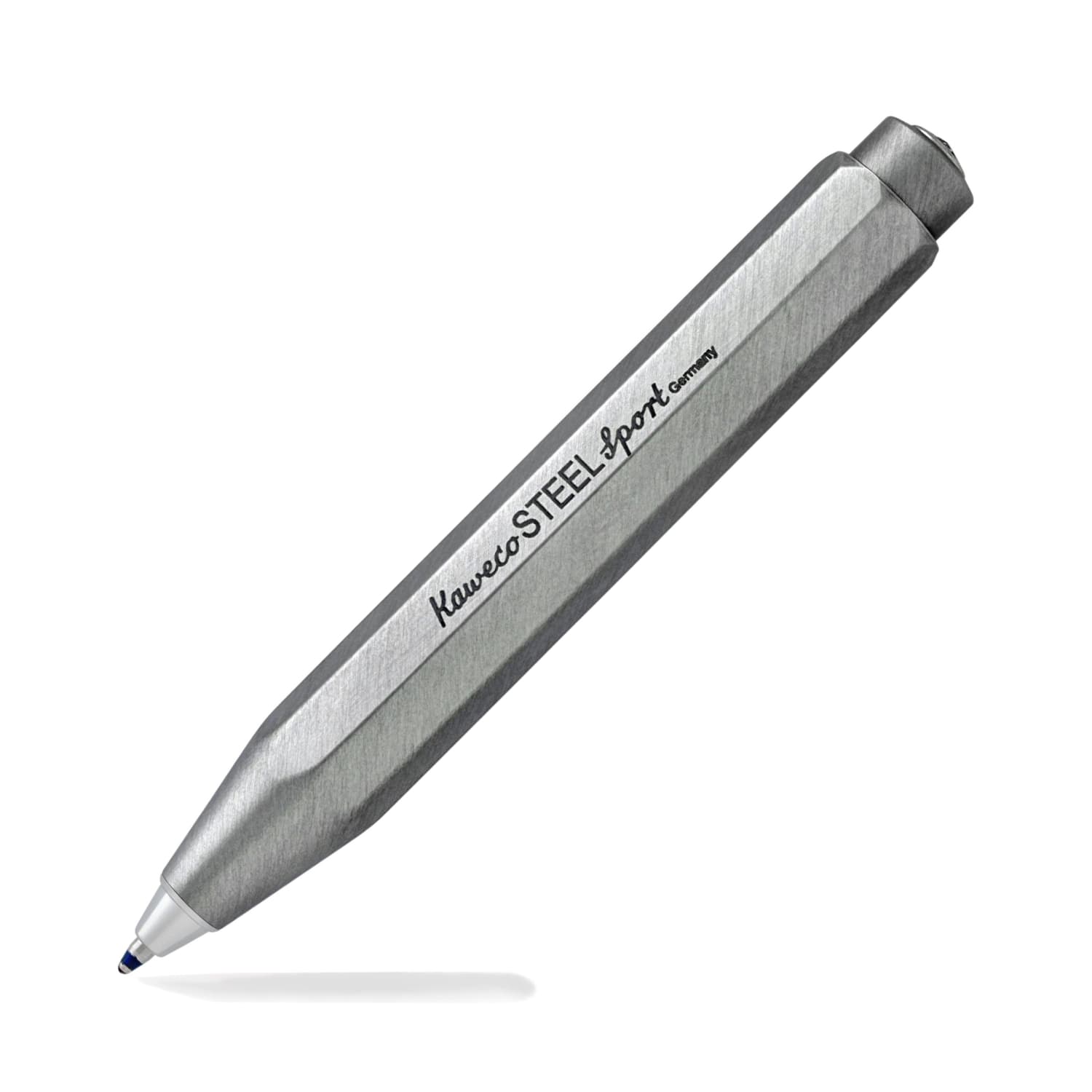 Kaweco Sport Ballpoint Pen - Stainless Steel Retractable Ballpoint Pen for Smooth Writing | Perfect for Office, School & Travel Use