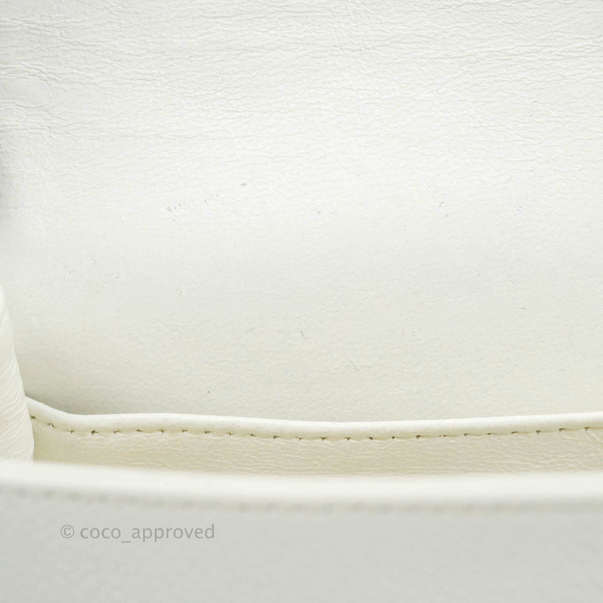 Chanel Classic M/L Medium Double Flap Bag in White Caviar Leather with Silver Hardware - Perfect for Luxury Fashion, Evening Events & Designer Handbag Collection