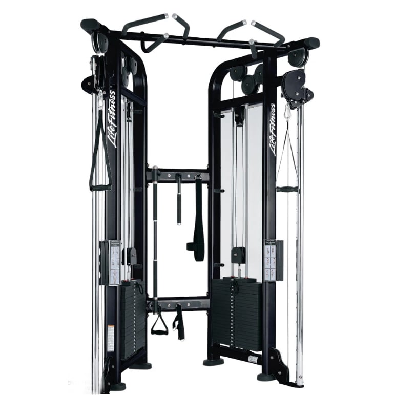 Life Fitness CMDAP Dual Adjustable Pulley Machine - Premium Home & Gym Strength Training Equipment for Full-Body Workouts
