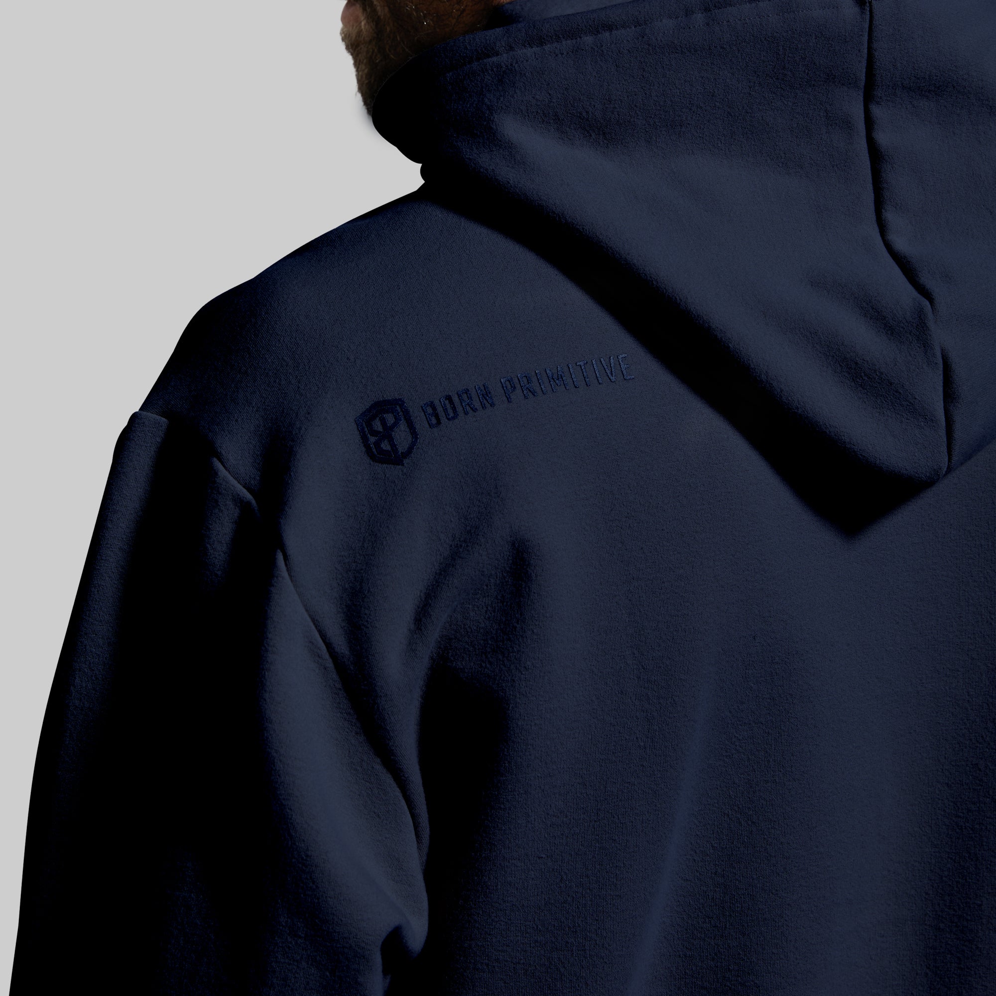 Men's Unmatched Hoodie (BP Navy) - Premium Cotton Pullover Sweatshirt for Casual Wear, Gym & Outdoor Activities