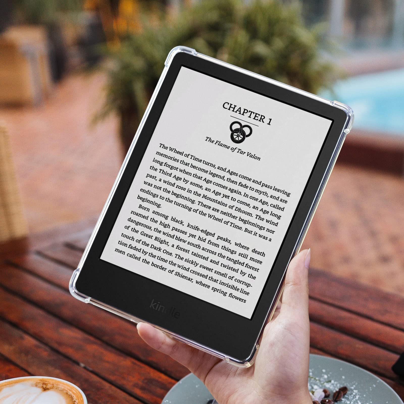 CoBak Ultra Slim Clear TPU Case for Kindle 6 Inch (2024 & 2022 11th Gen) - Lightweight Transparent Protective Cover | Perfect for Reading, Travel & Daily Use