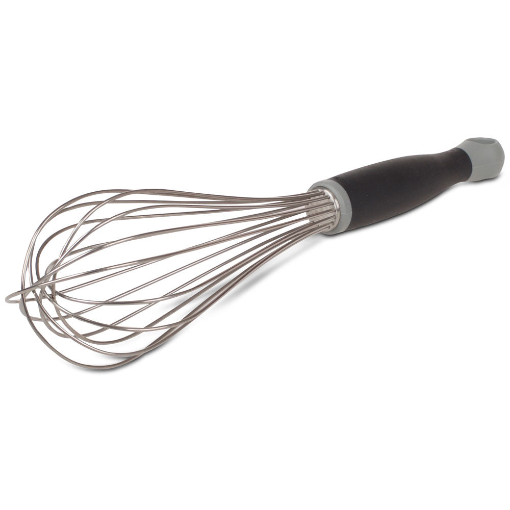 Universal Silicone Whisk - Non-Slip Ergonomic Handle, Heat-Resistant Up to 450°F - Perfect for Baking, Mixing Batters & Whipping Creams in Kitchen