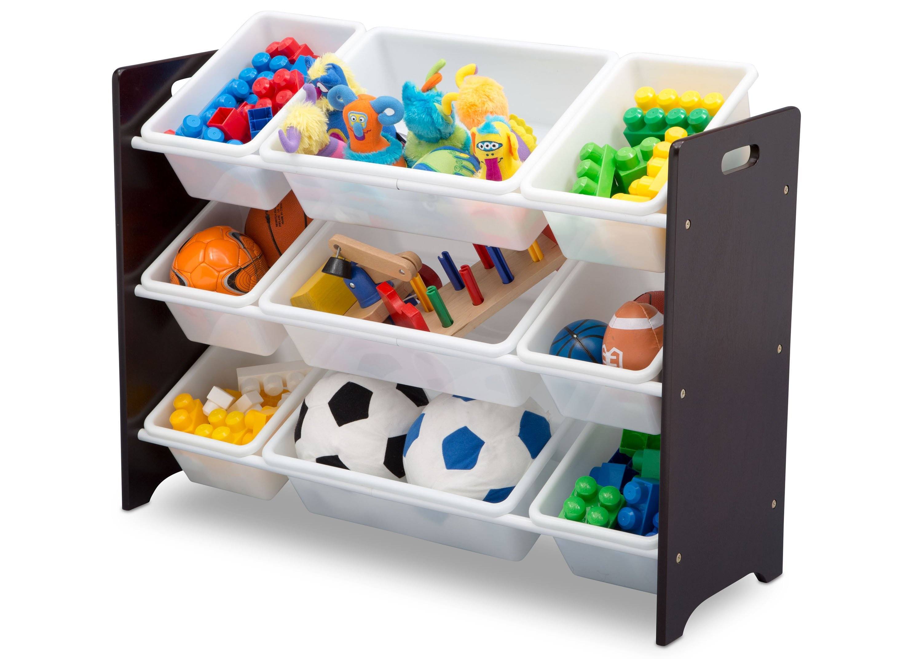 MySize 9 Bin Plastic Toy Organizer - Kids Room Storage Solution for Toys, Books & Crafts - Perfect for Playroom, Bedroom & Classroom Organization