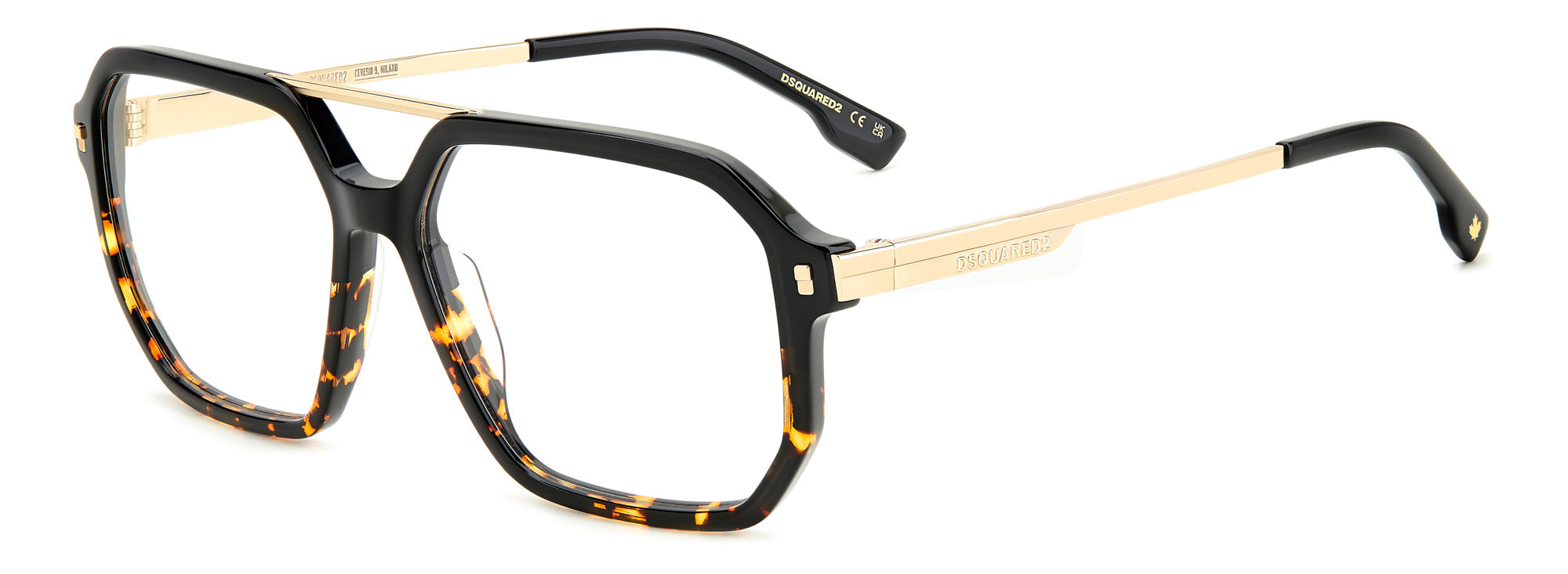 DSQUARED2 D2 0123 Sunglasses - Polarized Aviator Style for Men & Women - Perfect for Driving, Outdoor Sports & Fashion Accessories