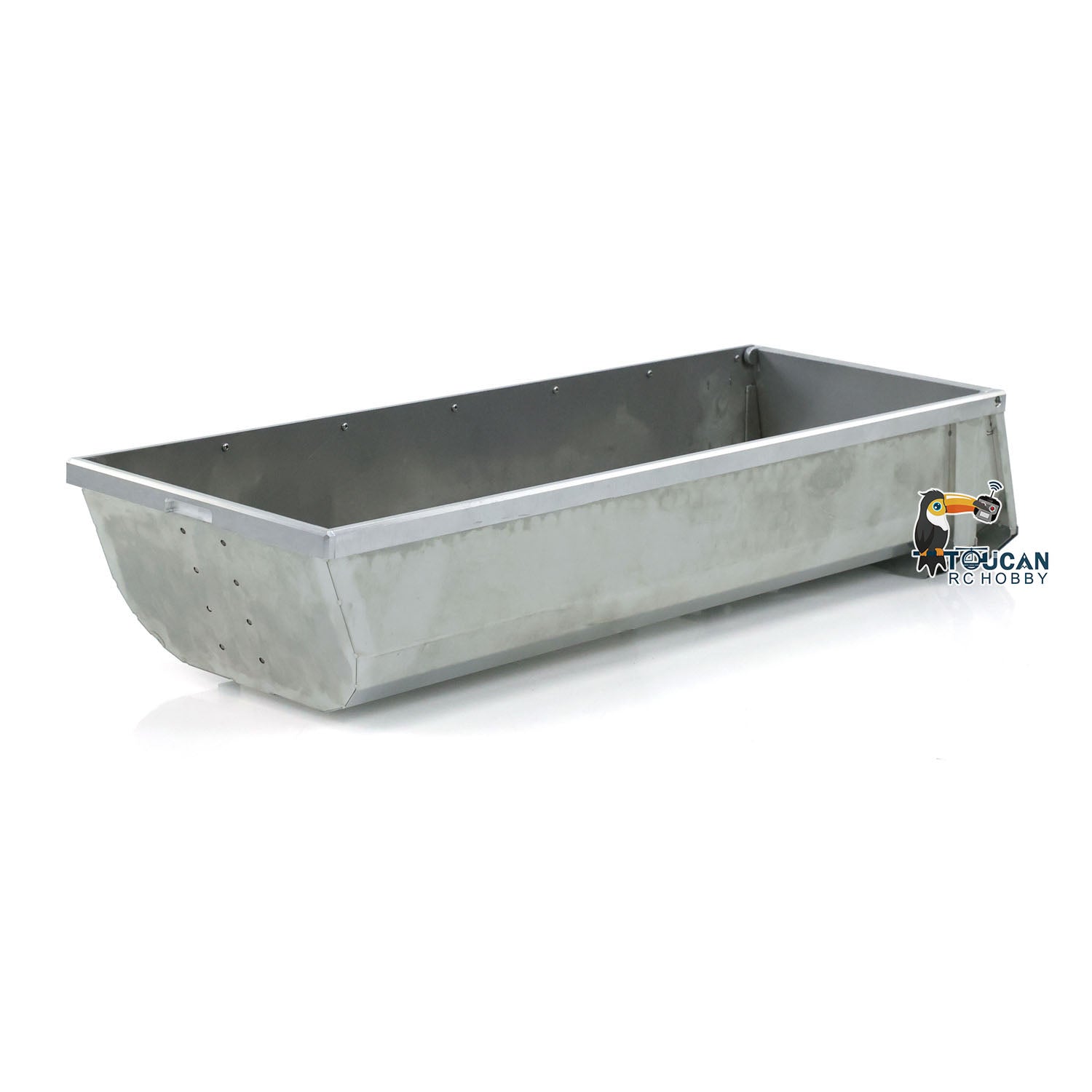 1/14 Scale Metal Hydraulic Dump Trailer for TAMIYA LESU RC Tractor Truck - DIY Unassembled Unpainted Model Kit - Perfect for RC Construction Vehicle Simulation and Display Collection