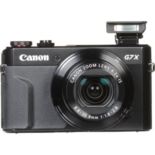 Canon PowerShot G7 X Mark II Digital Camera with 32GB SDHC Memory Card - 4K Video, 20.1MP, Wi-Fi & NFC | Perfect for Travel Photography, Vlogging & Street Shooting