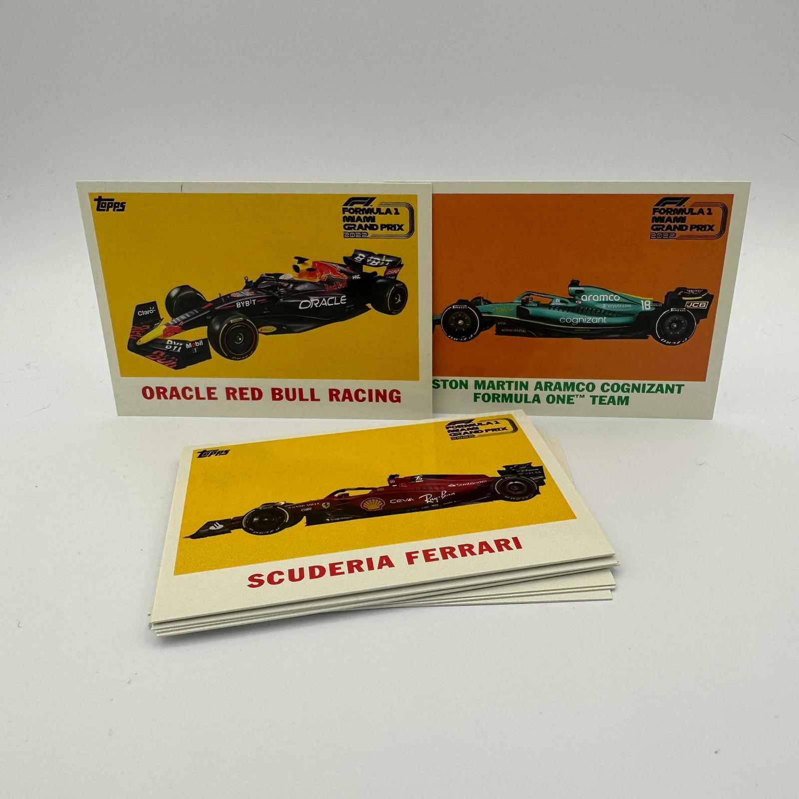 Topps Exclusives: 2022 F1 Miami Grand Prix All Drivers 10 Card Collectible Set - Perfect for Formula 1 Fans, Sports Memorabilia Collectors & Racing Enthusiasts
