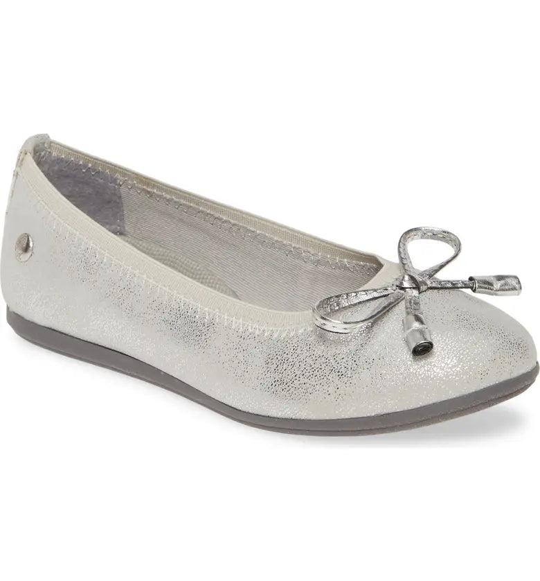 Hush Puppies Silver Josie Girls' Mary Jane Shoes - Comfortable & Stylish School & Dress Shoes for Toddlers & Kids