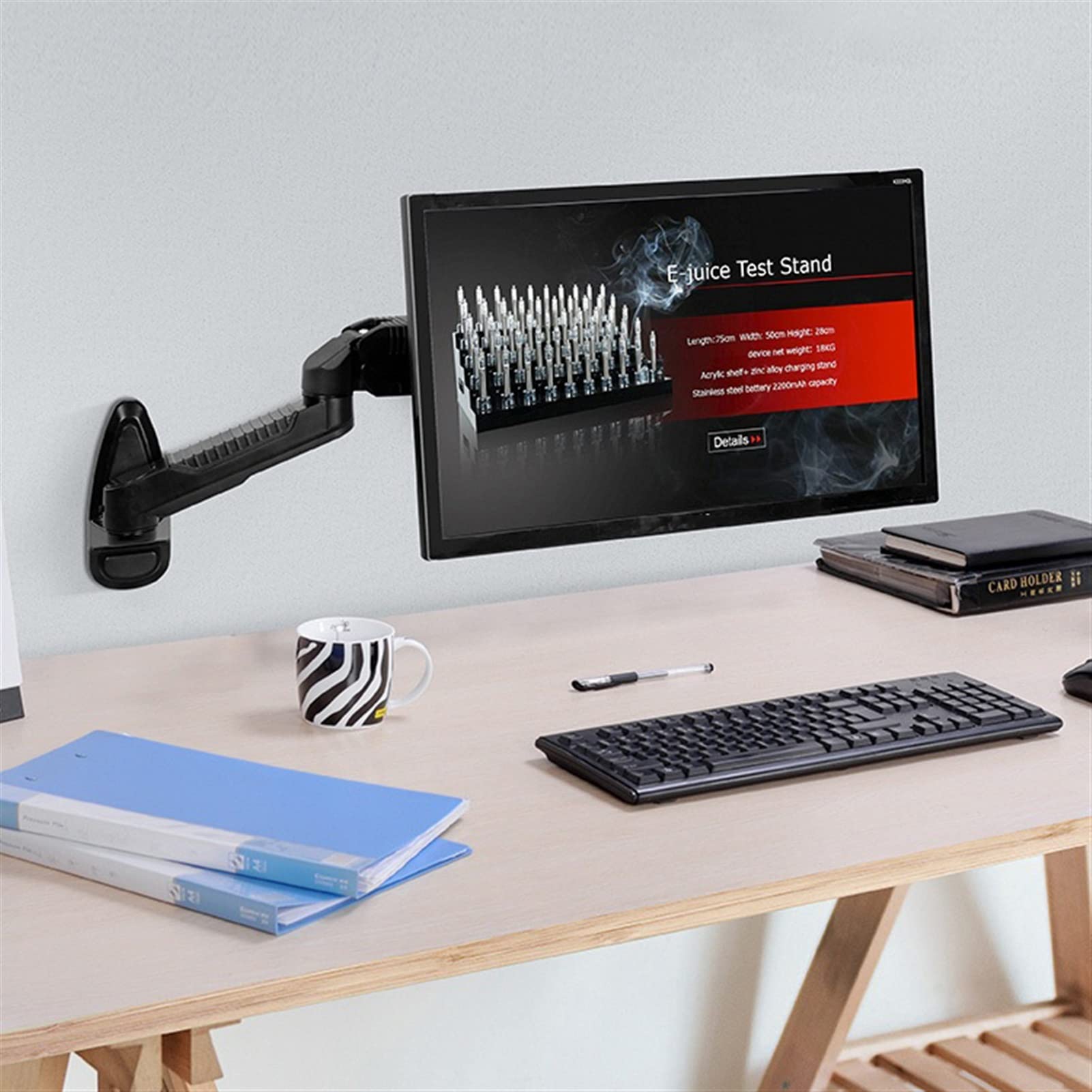 Adjustable Wall Mount Monitor Arm for 15-27