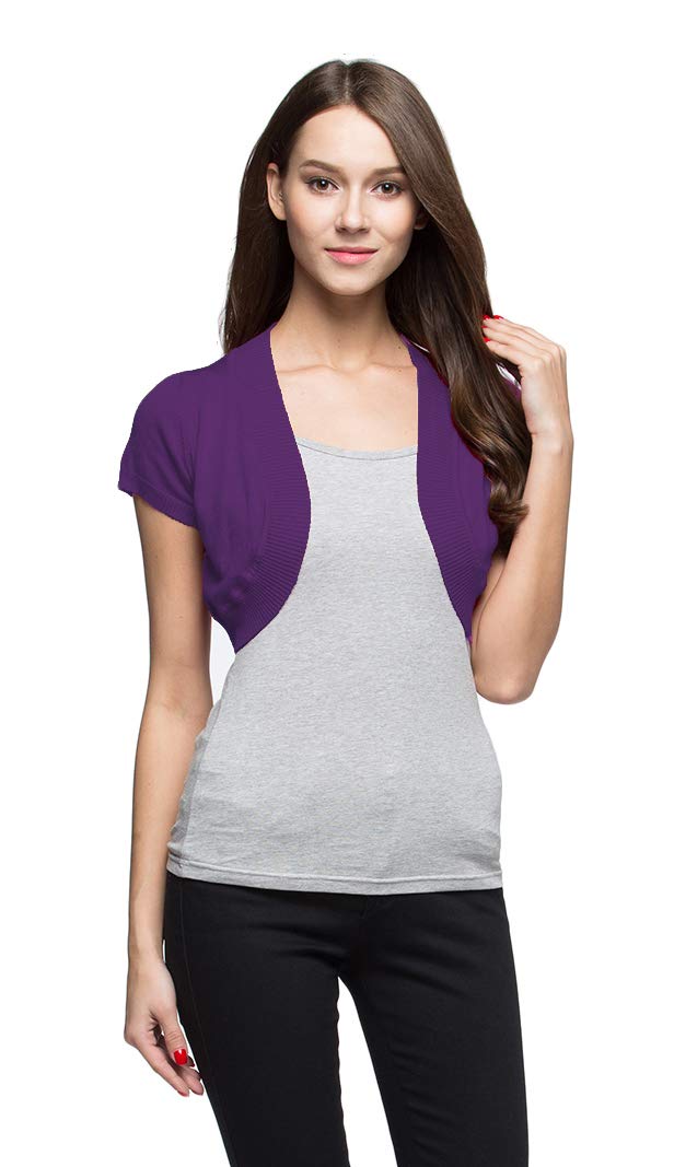 Trendy Short Sleeve Open Front Cardigan for Women - Lightweight Summer Cover-Up for Beach, Office & Casual Outfits