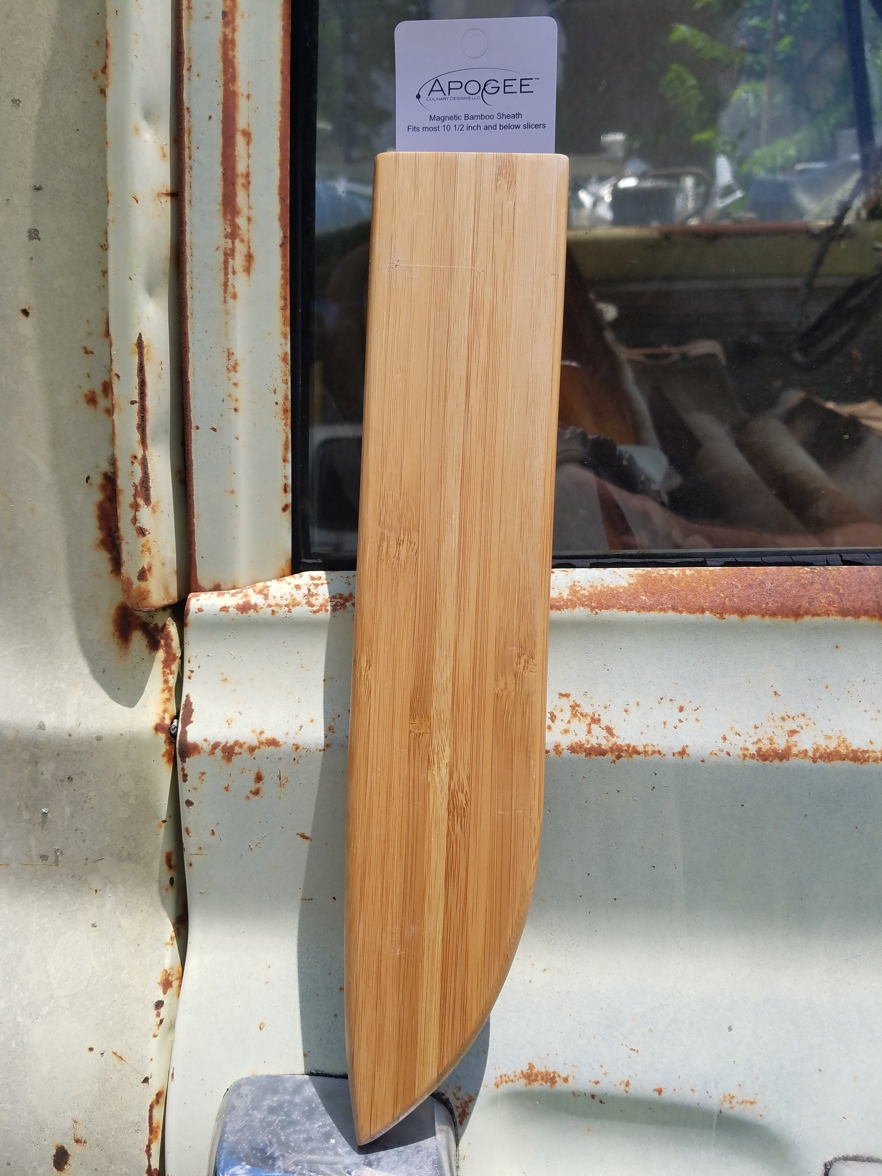 Premium Magnetic Bamboo Knife Sheath for 10.5