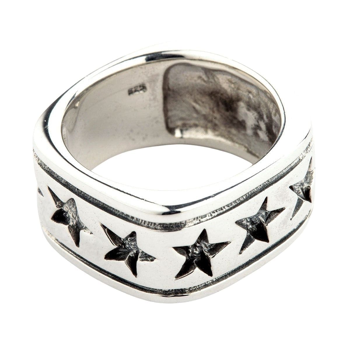 Men's Sterling Silver Band Ring - Classic Wedding, Engagement, or Fashion Jewelry for Everyday Wear