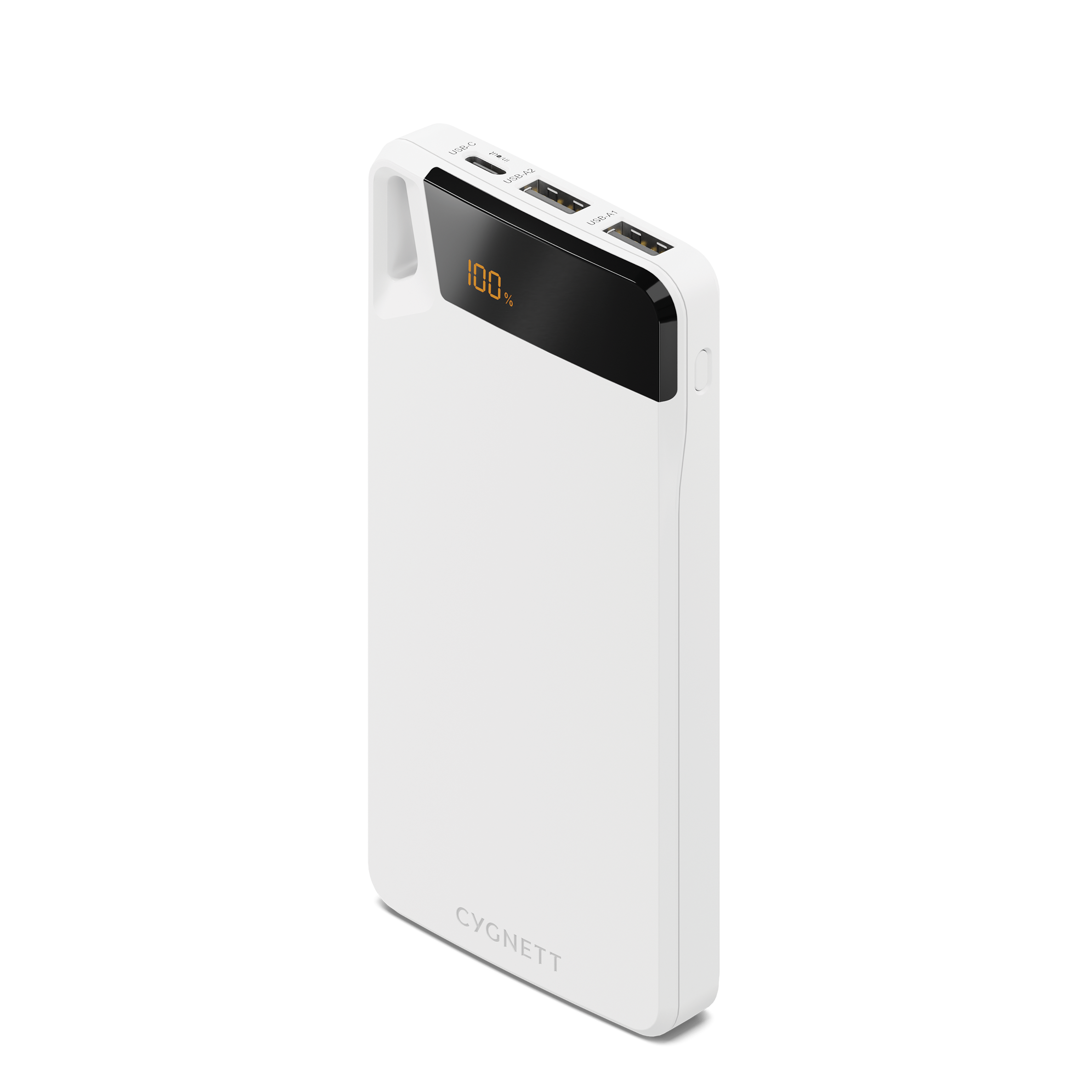 Chargeup Boost Gen4 10K Power Bank - 10000mAh Portable Charger, Fast Charging, Compact & Lightweight - Perfect for Travel, Camping, and Emergency Power Backup (White)