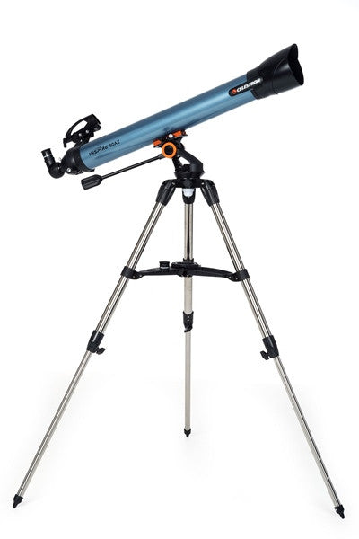 Celestron Inspire 80AZ Refractor Telescope - 80mm Aperture Astronomy Telescope for Beginners & Adults, Portable for Stargazing, Bird Watching & Travel - Perfect for Backyard, Camping & Outdoor Adventures