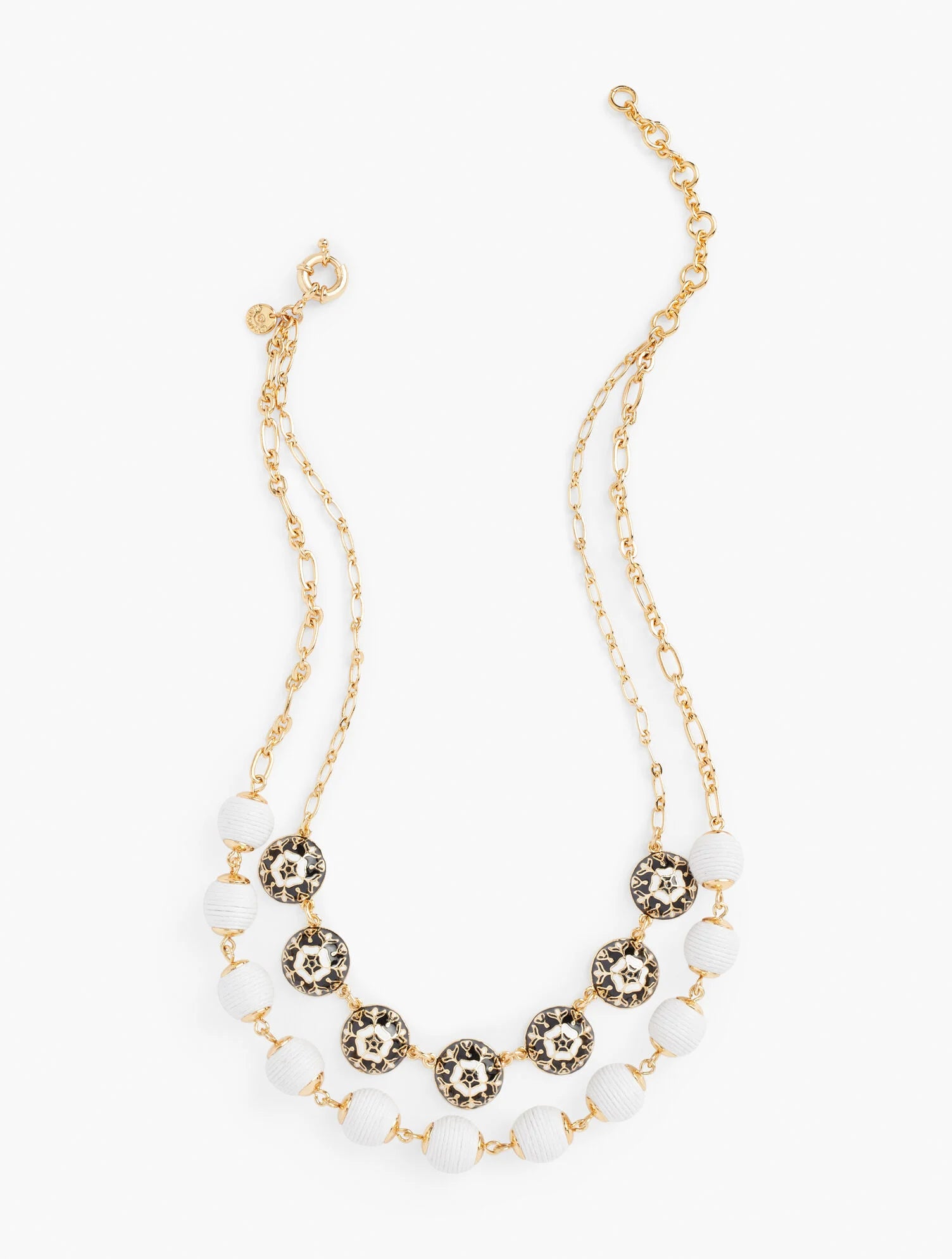 Elegant Double Strand Necklace for Women - Layered Beaded Jewelry for Casual & Formal Occasions | Perfect Gift for Her, Birthday, Anniversary & Valentine's Day