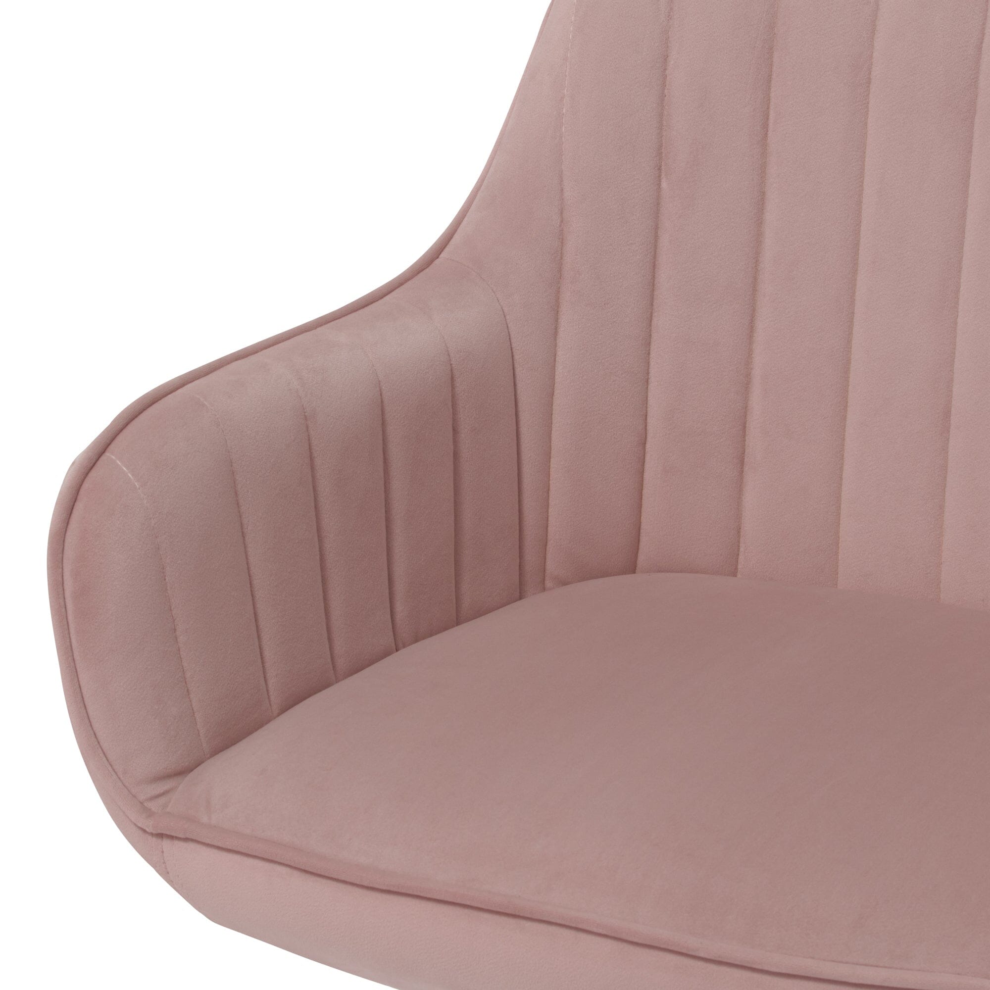 Eldorado High Back Office Desk Chair - Ergonomic Pink Computer Chair with Adjustable Height 660x700x980mm for Home & Office Workspace