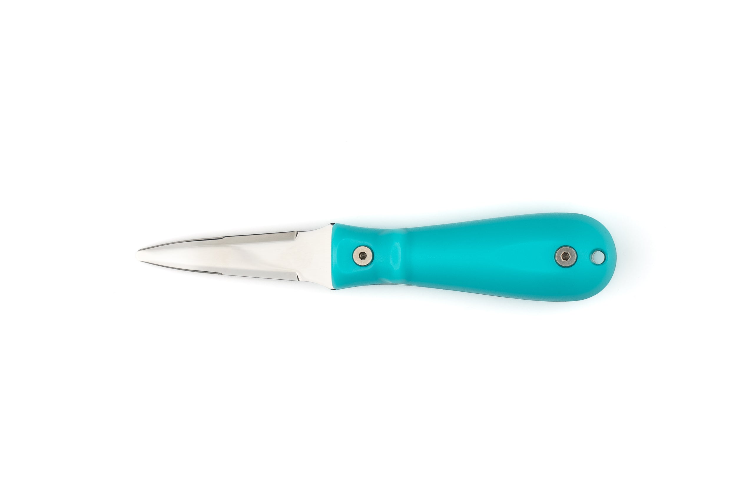 Toadfish Put 'Em Back Oyster Knife - Premium Stainless Steel Shellfish Shucker with Non-Slip Handle (Teal) - Perfect for Seafood Lovers, Beach Parties & Outdoor Cooking